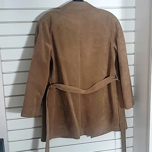 Vintage Julian Gold  Ultra Suede 14 With Belt Fully Lined (Price Firm) - Picture 2 of 9